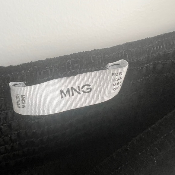 Mango puff sleeve dress velvet - Picture 4 of 5